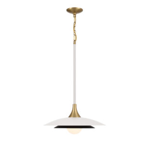 Eurofase Welsh, Pendant, 18", Matte White, White Glass – Eurofase Pendants