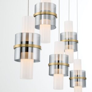 Eurofase 5-Light 42" Integrated Led Linear Chandelier – Eurofase Chandeliers