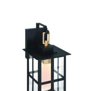 Eurofase Greyson, Outdoor, 16", Brass-Black Mix, Clear Glass – Eurofase Outdoor