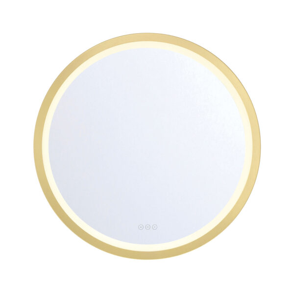 Eurofase Artell, Mirror , 32" X 32", Brushed Gold – Eurofase Mirrors