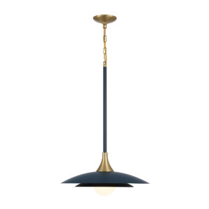 Eurofase Welsh, Pendant, 18", Matte Blue, White Glass – Eurofase Pendants