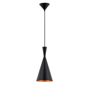 Eurofase Bronx, Pendant, 16", Matte Black, Gold Aluminum