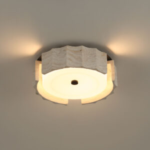 Eurofase Roslington, Flush Mount, 24", Gold, Opal Etched Glass – Eurofase Flush Mounts