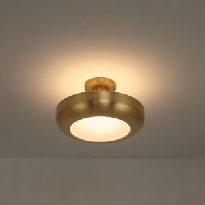 Eurofase Macey, Flush Mount, 16", Antique Brass, Etched Glass – Eurofase Flush Mounts