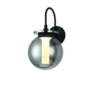 Eurofase Caswell, Outdoor, 18", Powder Coat Black, Smoked Glass – Eurofase Outdoor