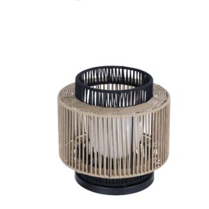 Eurofase Aden, Outdoor, 17", Matte Black, Brown Rope – Eurofase Outdoor