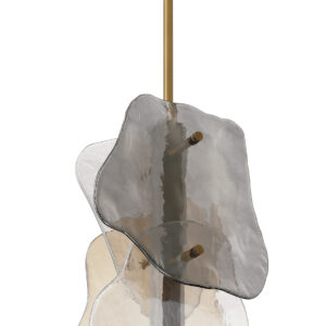 Eurofase Grotto, Pendant, 36", Polished Nickel, Mixed Glass – Eurofase Pendants
