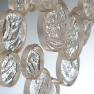 Eurofase Trento, Chandelier, 12-Light, 40", Chrome, Clear Glass – Eurofase Chandeliers