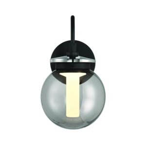 Eurofase Caswell, Outdoor, 14", Powder Coat Black, Smoked Glass – Eurofase Outdoor