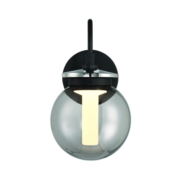 Eurofase Caswell, Outdoor, 14", Powder Coat Black, Smoked Glass – Eurofase Outdoor