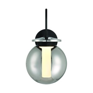 Eurofase Caswell, Outdoor, 18", Powder Coat Black, Smoked Glass – Eurofase Outdoor