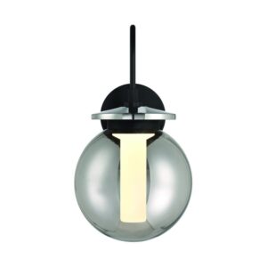 Eurofase Caswell, Outdoor, 18", Powder Coat Black, Smoked Glass – Eurofase Outdoor