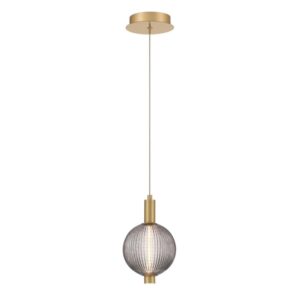 Eurofase Palmas, Pendant, 10", Gold, Smoked Glass – Eurofase Pendants