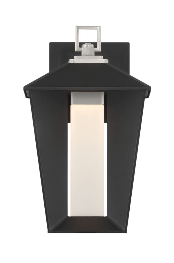 Eurofase Andson, Outdoor, 13", Satin Nickel-Sand Black Mix, Frosted Acrylic – Eurofase Outdoor