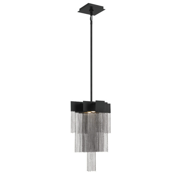 Eurofase Bloomfield, Pendant, 18", Matte Black, Black Aluminum – Eurofase Pendants