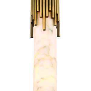 Eurofase Venna, Pendant , 23", Antique Brass, Alabaster – Eurofase Pendants