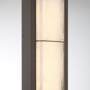 Eurofase Gibraltar, Outdoor, 18", Sand Bronze, White Strie Glass – Eurofase Outdoor