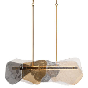 Eurofase Grotto, Chandelier, 40", Antique Brass, Mixed Glass – Eurofase Chandeliers