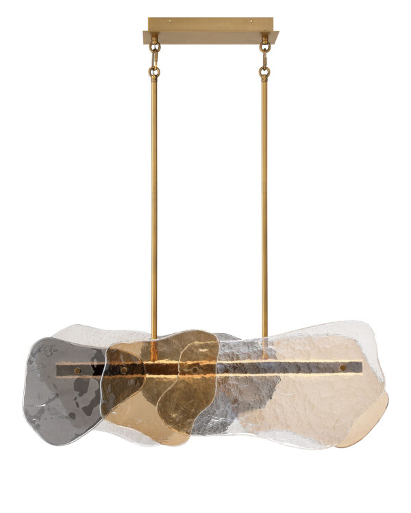 Eurofase Grotto, Chandelier, 40", Antique Brass, Mixed Glass – Eurofase Chandeliers
