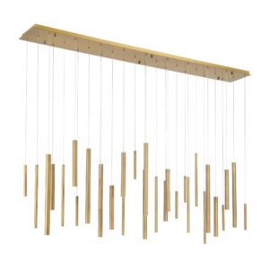 Eurofase Santana, Chandelier , 30-Light, 72", Antique Brass – Eurofase Chandeliers