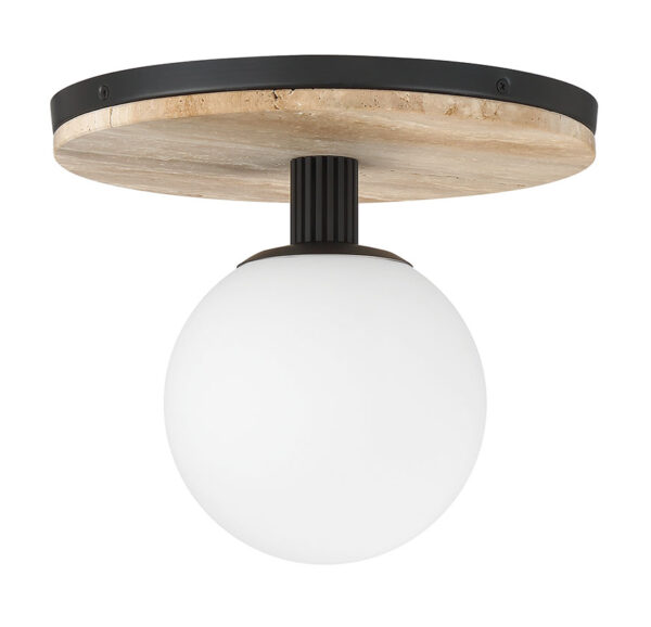 Eurofase Carnagie, Flush Mount, 8", Antique Brass, Opal Etched Glass – Eurofase Flush Mounts