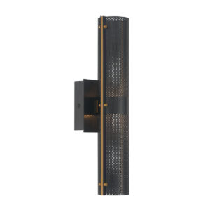 Eurofase Westcliffe, Outdoor , 2-Light, 17", Gold-Black Mix – Eurofase Outdoor