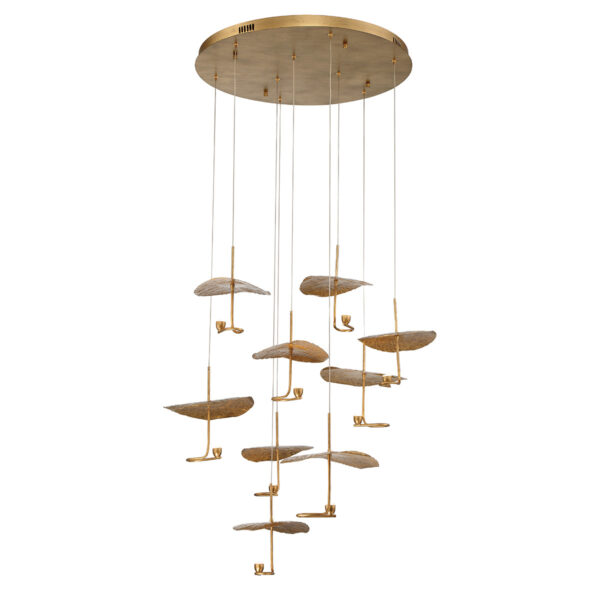 Eurofase Lagatto, Chandelier , 9-Light, 36", Oil Rubbed Bronze – Eurofase Chandeliers