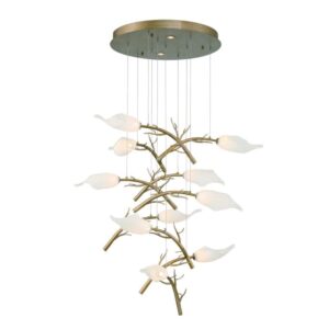 Eurofase 10-Light 23" Integrated Led Multi Drop Chandelier – Eurofase Chandeliers