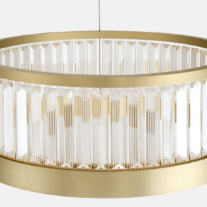 Eurofase Empra, Pendant, 24", Gold, Clear Crystal – Eurofase Pendants