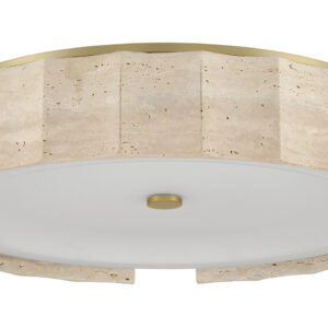 Eurofase Roslington, Flush Mount, 24", Gold, Opal Etched Glass – Eurofase Flush Mounts