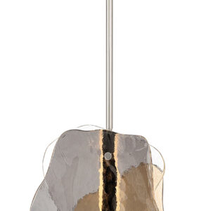 Eurofase Grotto, Pendant, 24", Polished Nickel, Mixed Glass – Eurofase Pendants