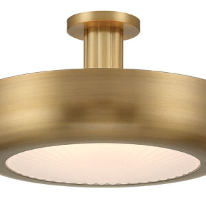 Eurofase Macey, Flush Mount, 16", Antique Brass, Etched Glass – Eurofase Flush Mounts