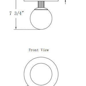 Eurofase Carnagie, Flush Mount, 8", Antique Brass, Opal Etched Glass – Eurofase Flush Mounts