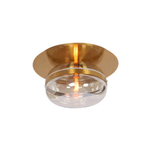 Eurofase Nottingham, Flush Mount, 14", Antique Brass, Amber Glass – Eurofase Flush Mounts