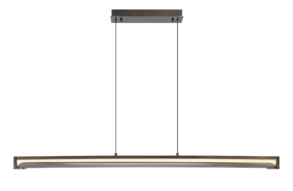 Eurofase Neoness, Chandelier, 4-Light, 67", Matte Black, Smoked Glass – Eurofase Chandeliers