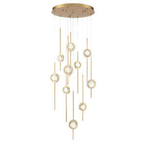 Eurofase Barletta, Chandelier , 10-Light, 24", Gold – Eurofase Chandeliers