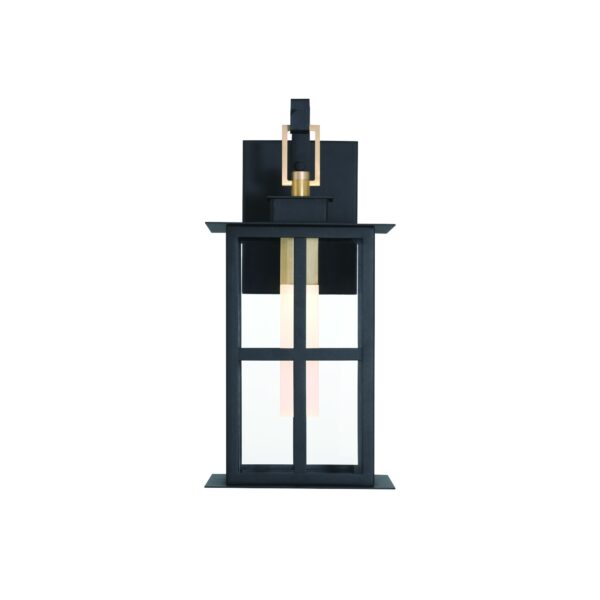 Eurofase Greyson, Outdoor, 16", Brass-Black Mix, Clear Glass – Eurofase Outdoor