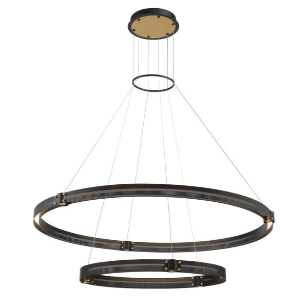 Eurofase Admiral, Chandelier , 2-Light, 48", Gold-Black Mix – Eurofase Chandeliers