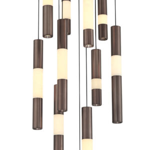 Eurofase Ronda, Chandelier , 15-Light, 32", Weathered Brass, Alabaster – Eurofase Chandeliers