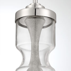 Eurofase Mistero, Pendant, 21", Satin Nickel, Clear Glass – Eurofase Pendants
