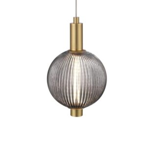 Eurofase Palmas, Pendant, 10", Gold, Smoked Glass – Eurofase Pendants