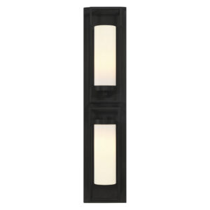 Eurofase Ren, Outdoor, 2-Light, 36", Powder Coat Black, White Glass – Eurofase Outdoor