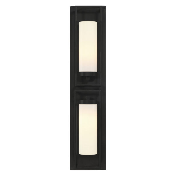 Eurofase Ren, Outdoor, 2-Light, 36", Powder Coat Black, White Glass – Eurofase Outdoor