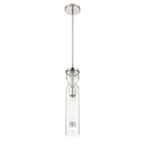 Eurofase Mistero, Pendant, 21", Satin Nickel, Clear Glass – Eurofase Pendants