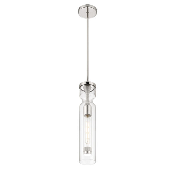 Eurofase Mistero, Pendant, 21", Satin Nickel, Clear Glass – Eurofase Pendants